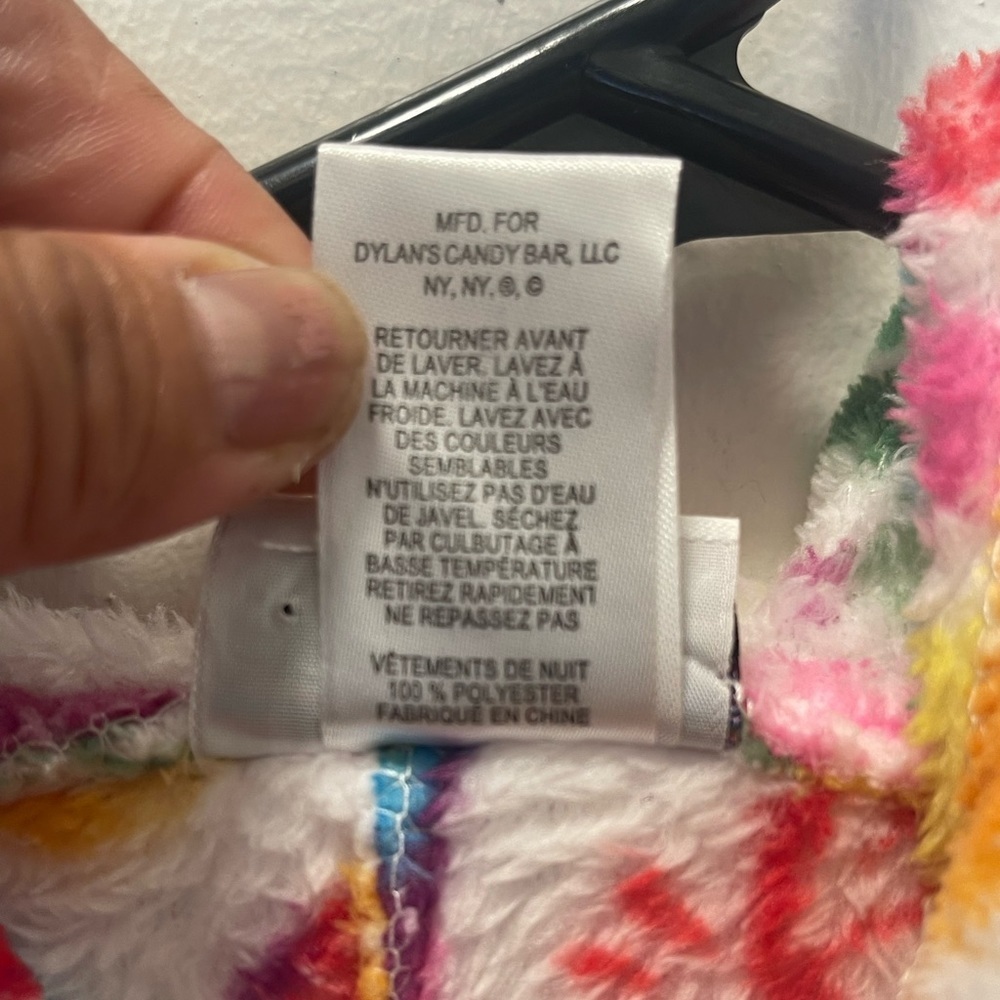 Kids Dylans Candy Bar One Piece Fuzzy Pajamas - Picture 5 of 11